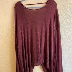 We the free open back sweater